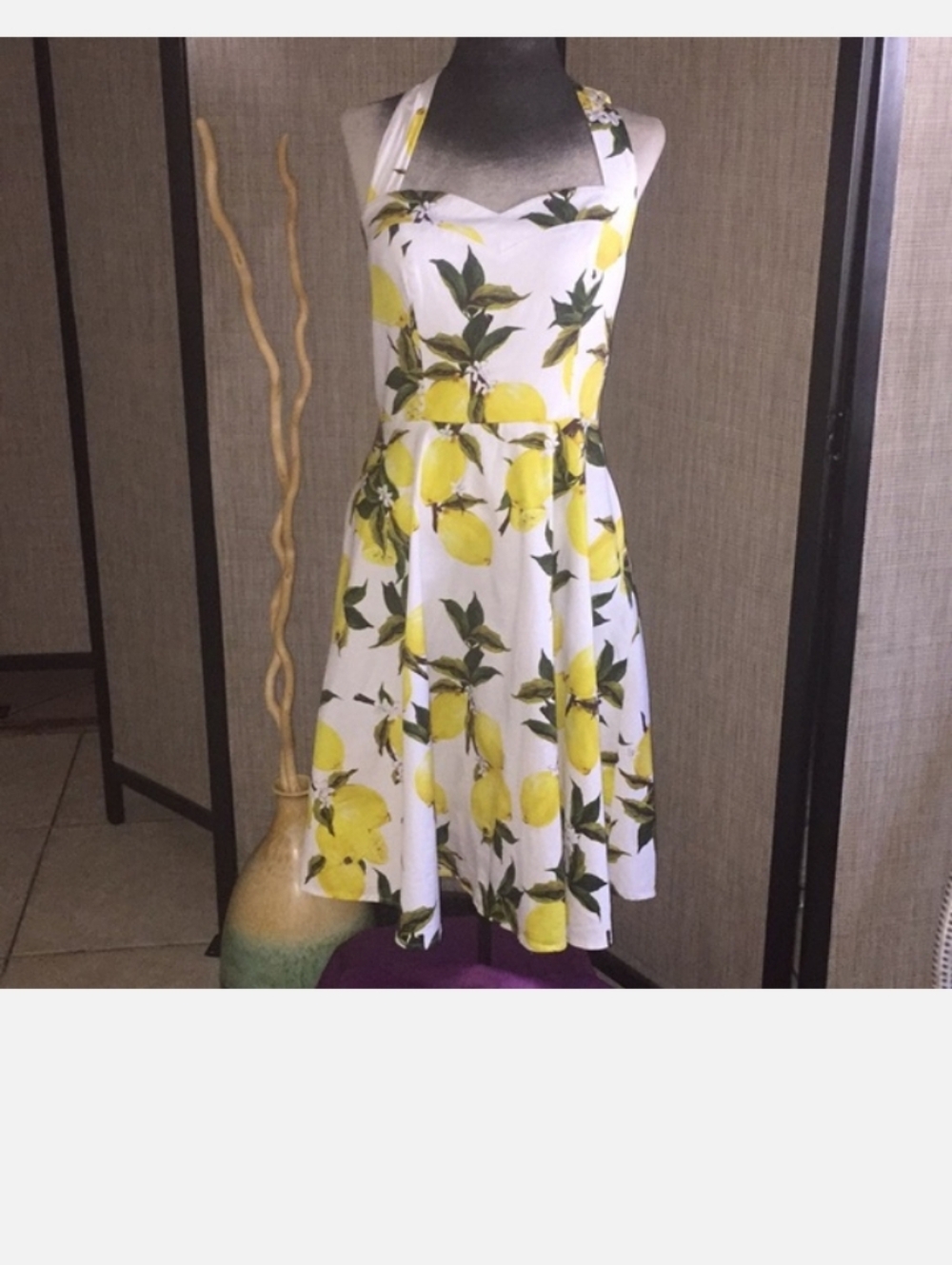 Topdress lemon sundress